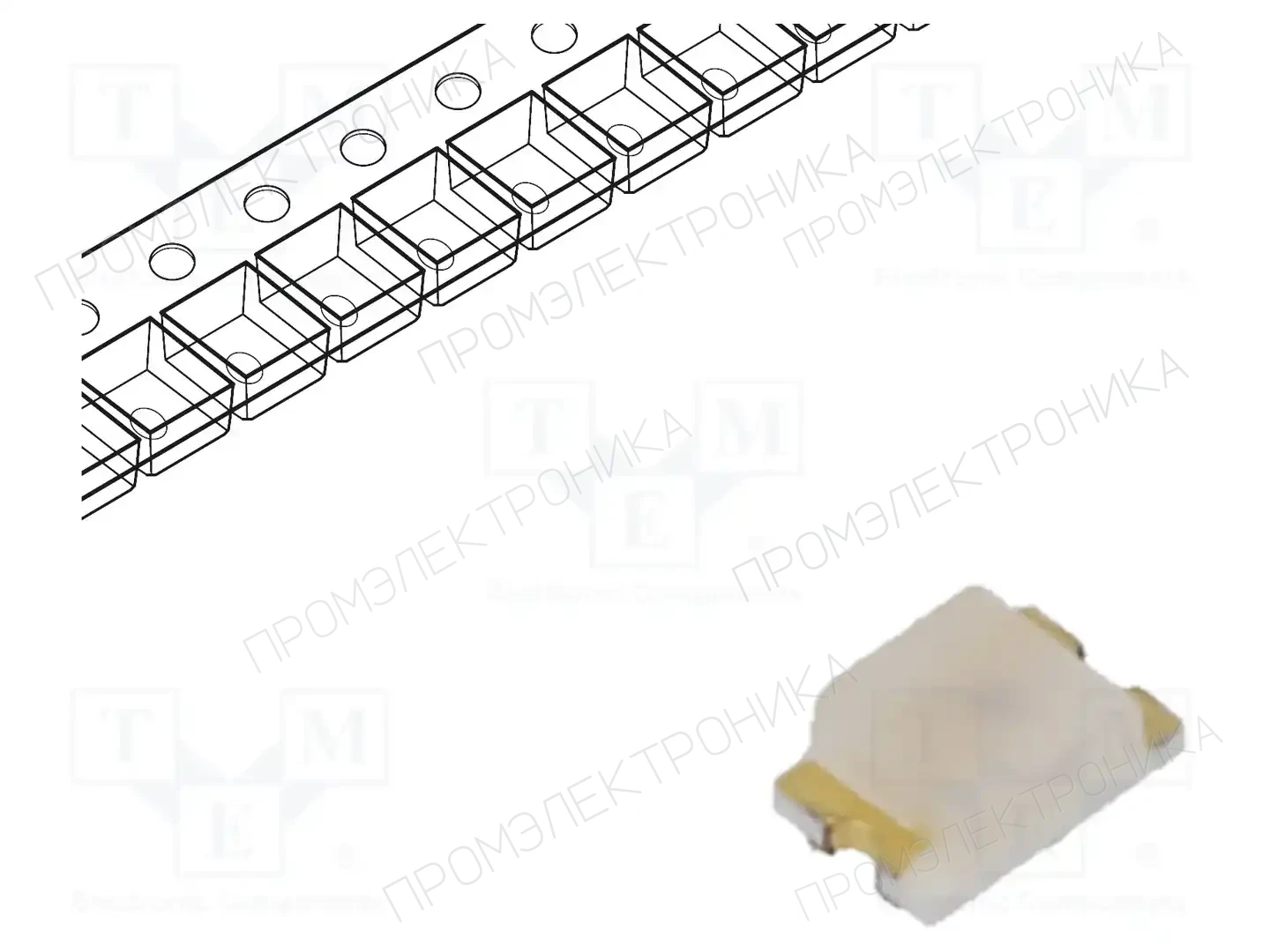 LUMEX SML-LXT0805YW-TR — Светодиоды SMD цветные