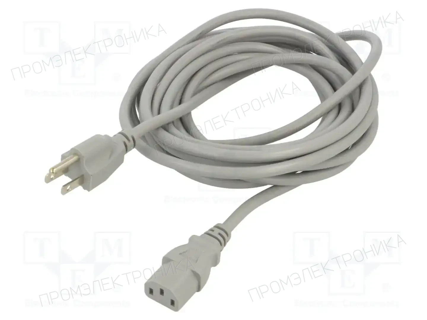 LIAN DUNG LT-832+501 VCTF 3X0.75 5M GRY — Кабели питания компьютерные и универс