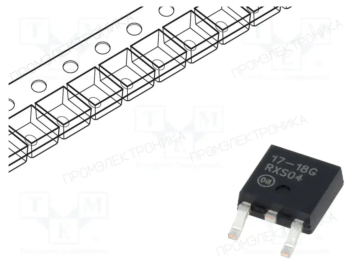 onsemi NCP1117DT18RKG — Стабилизаторы напряжения нерегулир. LDO