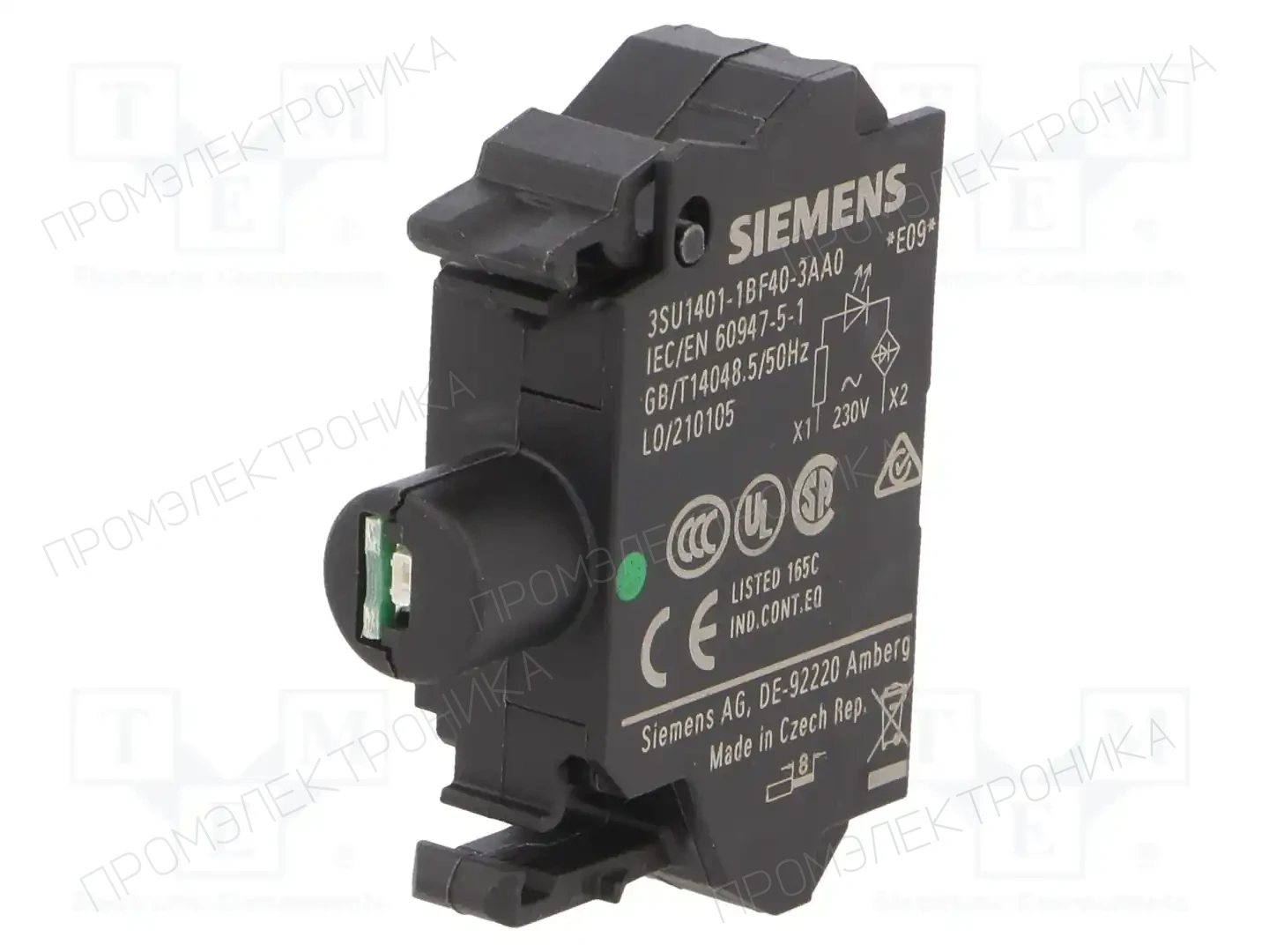 SIEMENS 3SU1401-1BF40-3AA0 — Панельные аксессуары стандартные
