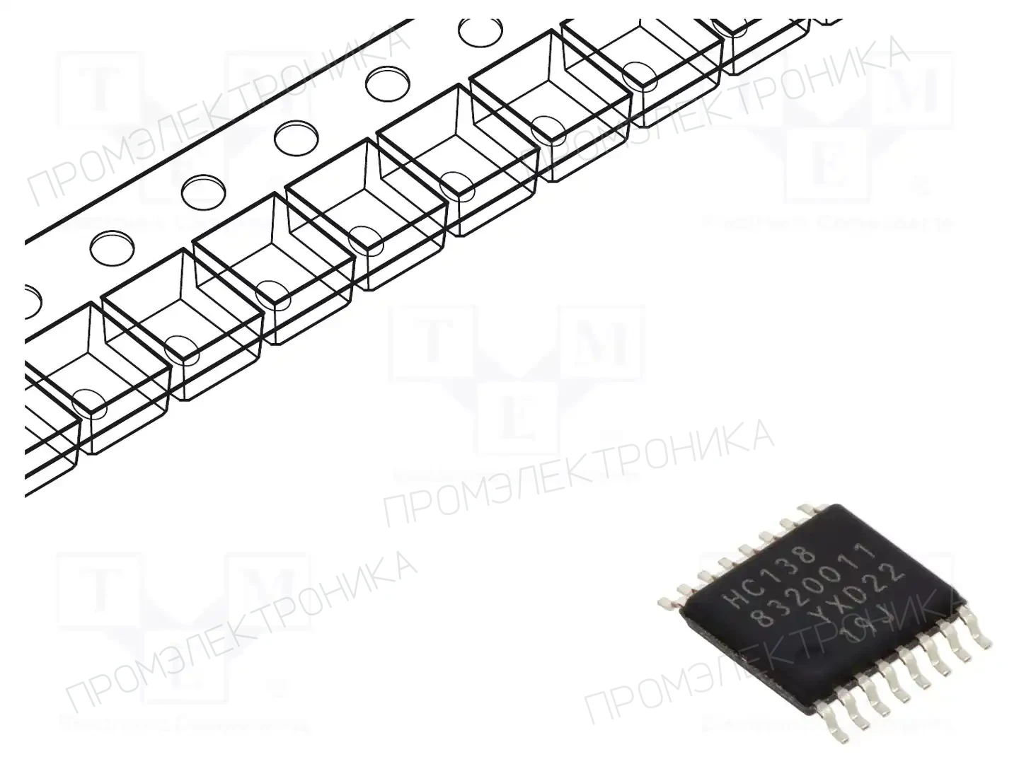 NEXPERIA 74HC138PW,118 — Декодеры, мультиплексоры, переключатели