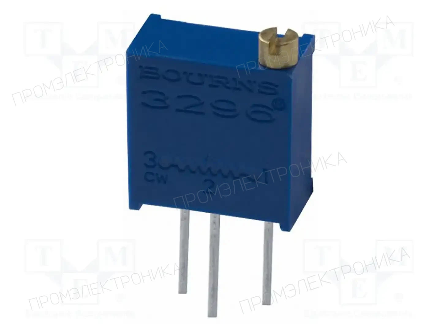 BOURNS 3296Y-1-222LF — Потенциометры THT многооборотные 3/8 дм