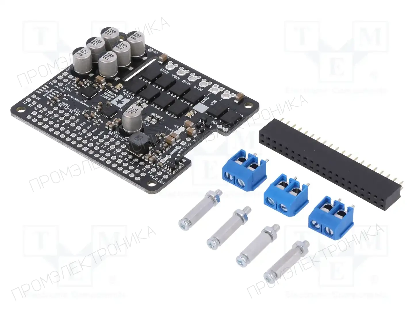 POLOLU DUAL G2 HP MOTOR DRIVER 18V22 RPI — Модульные контроллеры двигателей