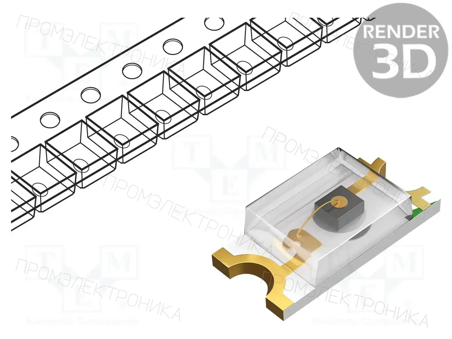 REFOND RF-OUR150TS-BF-E1 — Светодиоды SMD цветные