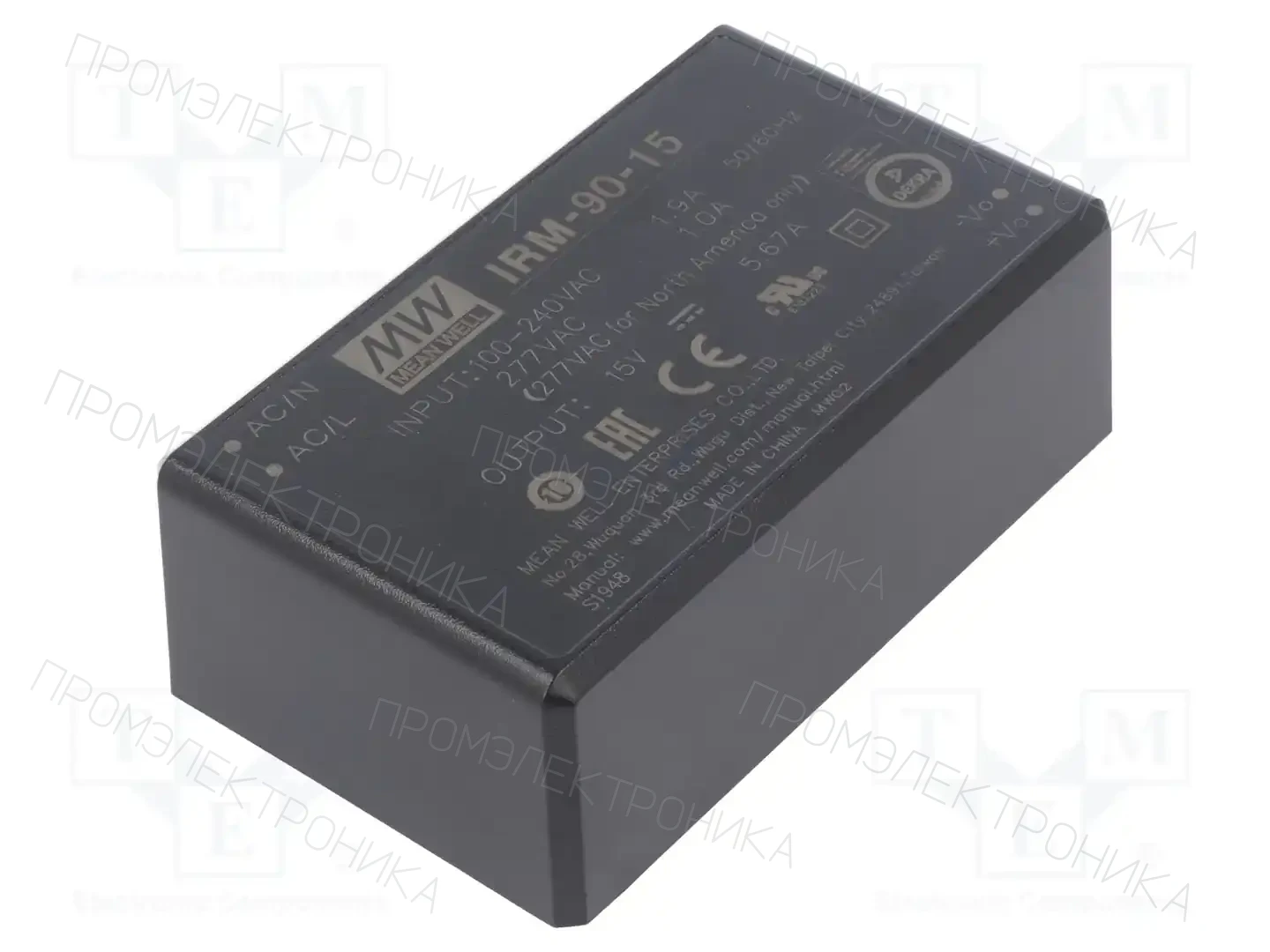 MEAN WELL IRM-90-15 — Преобразователи AC/DC для PCB