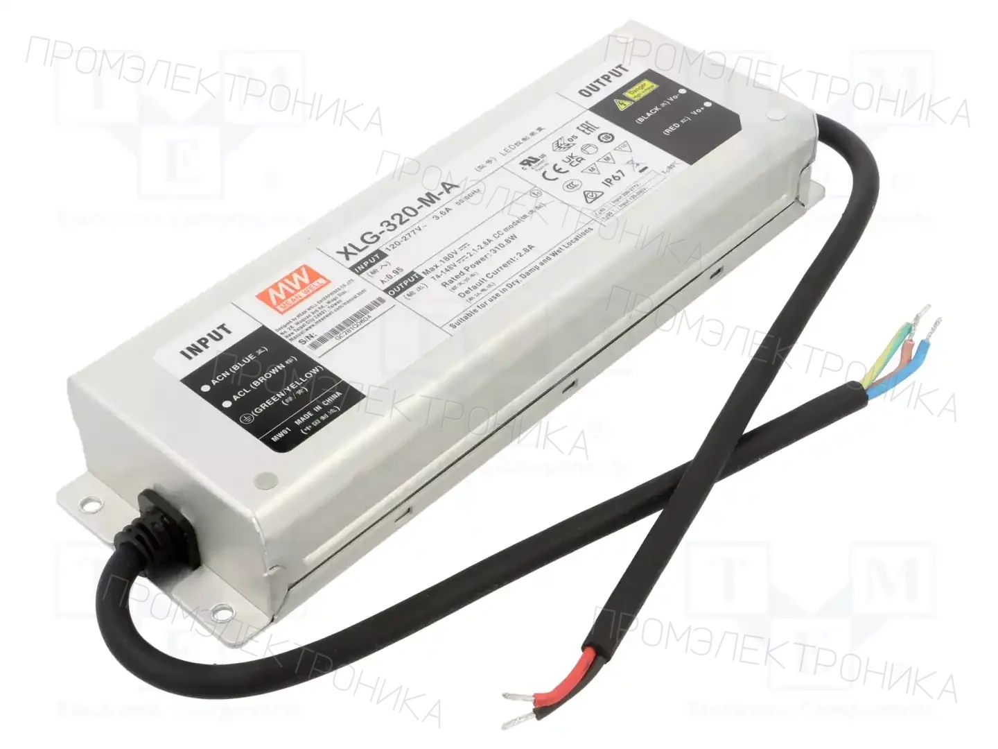 MEAN WELL XLG-320-M-A — Блоки питания для LED