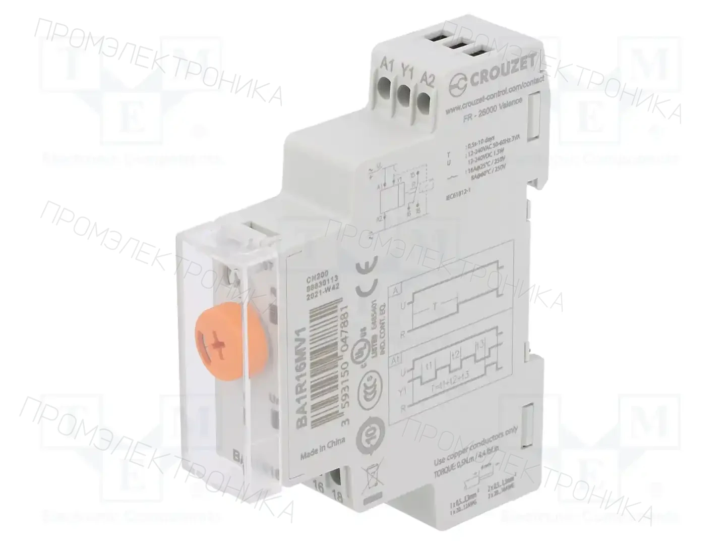 CROUZET BA1R16MV1 — Временные аналоговые реле