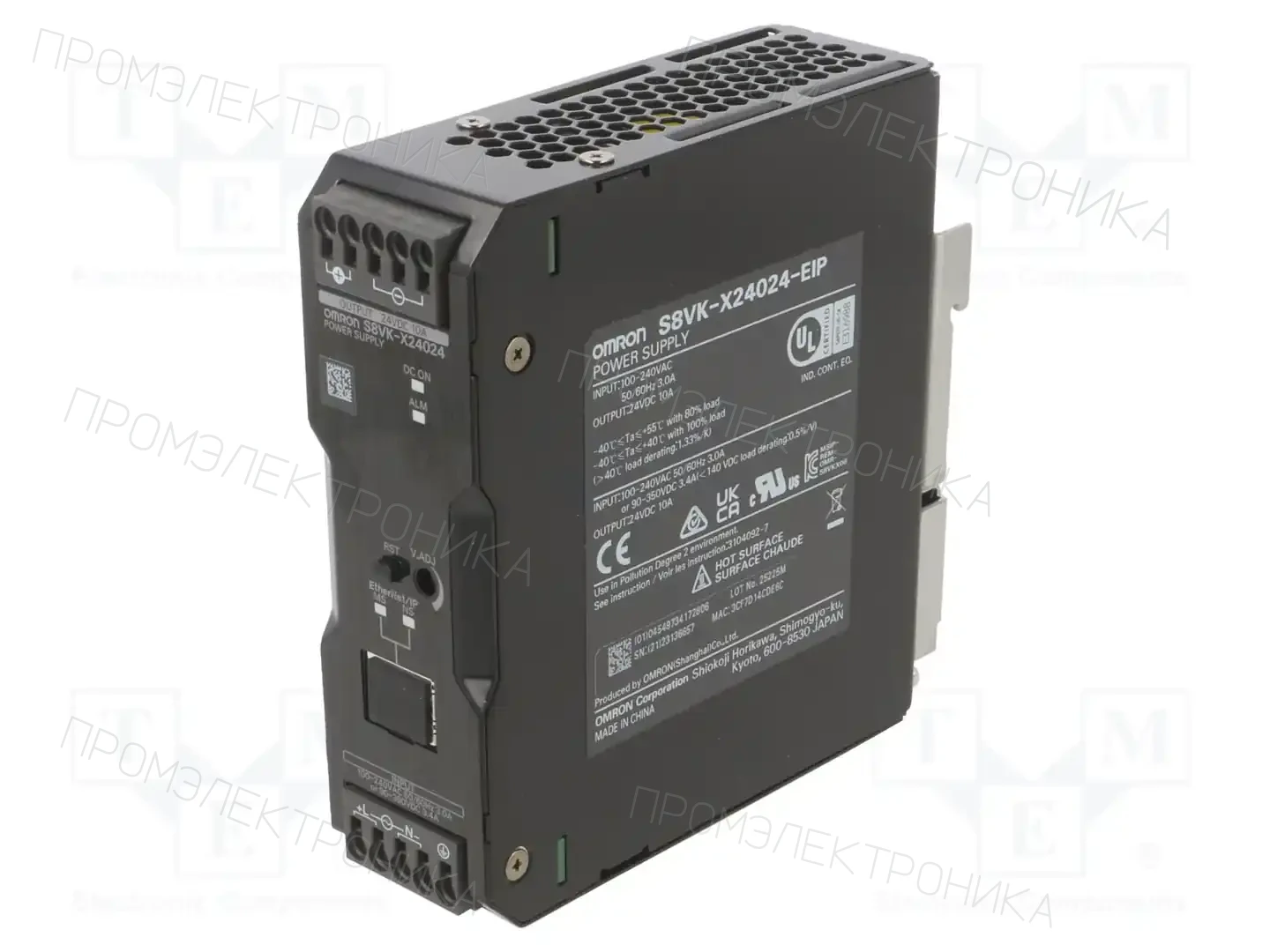 OMRON S8VK-X24024-EIP — Блоки питания на DIN-рейку