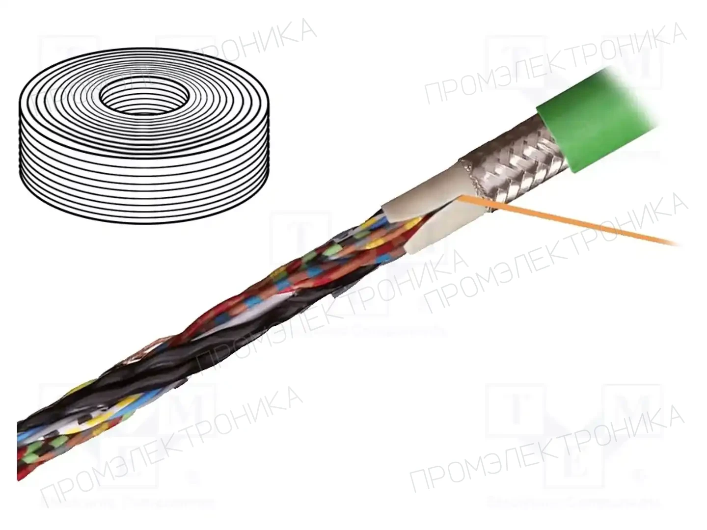 IGUS CF11.001.D — Провода для направляющих- экранированные