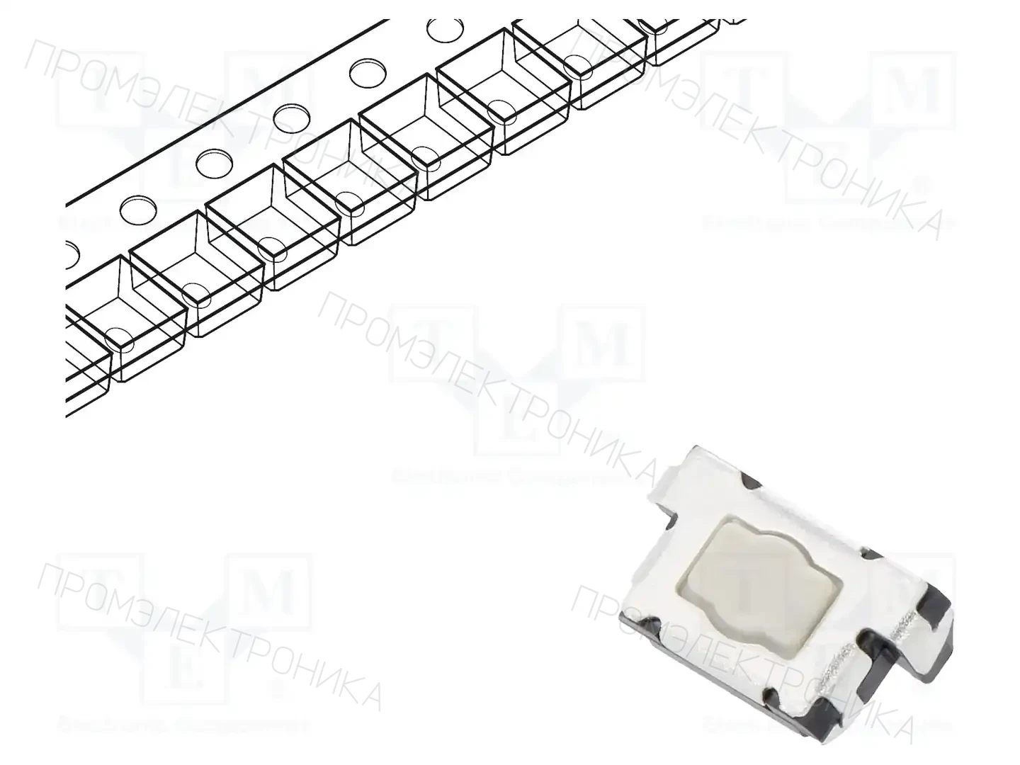 E-SWITCH TL4100AF240QG — Микропереключатели TACT