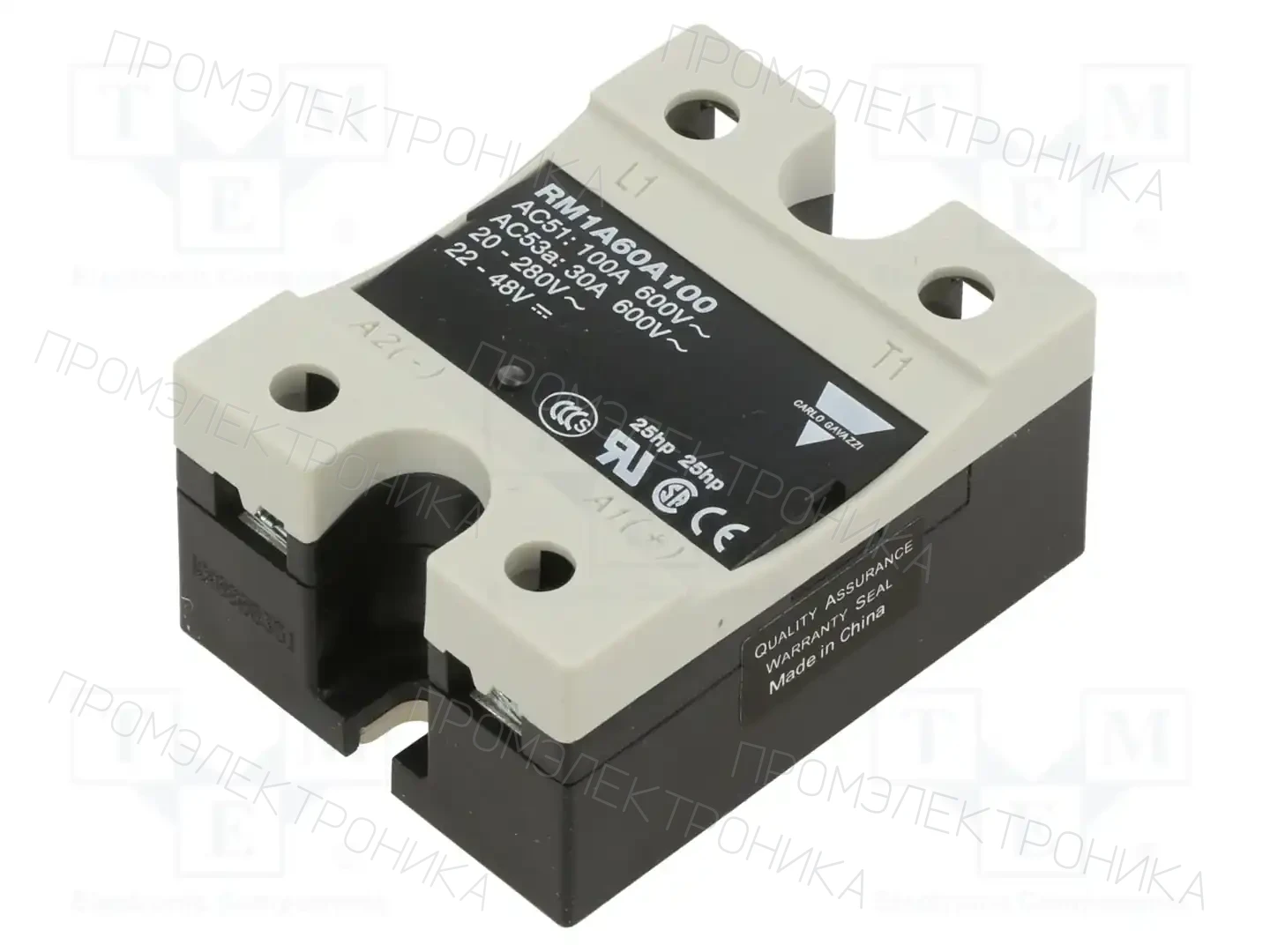 CARLO GAVAZZI RM1A60A100 — Реле SSR однофазные