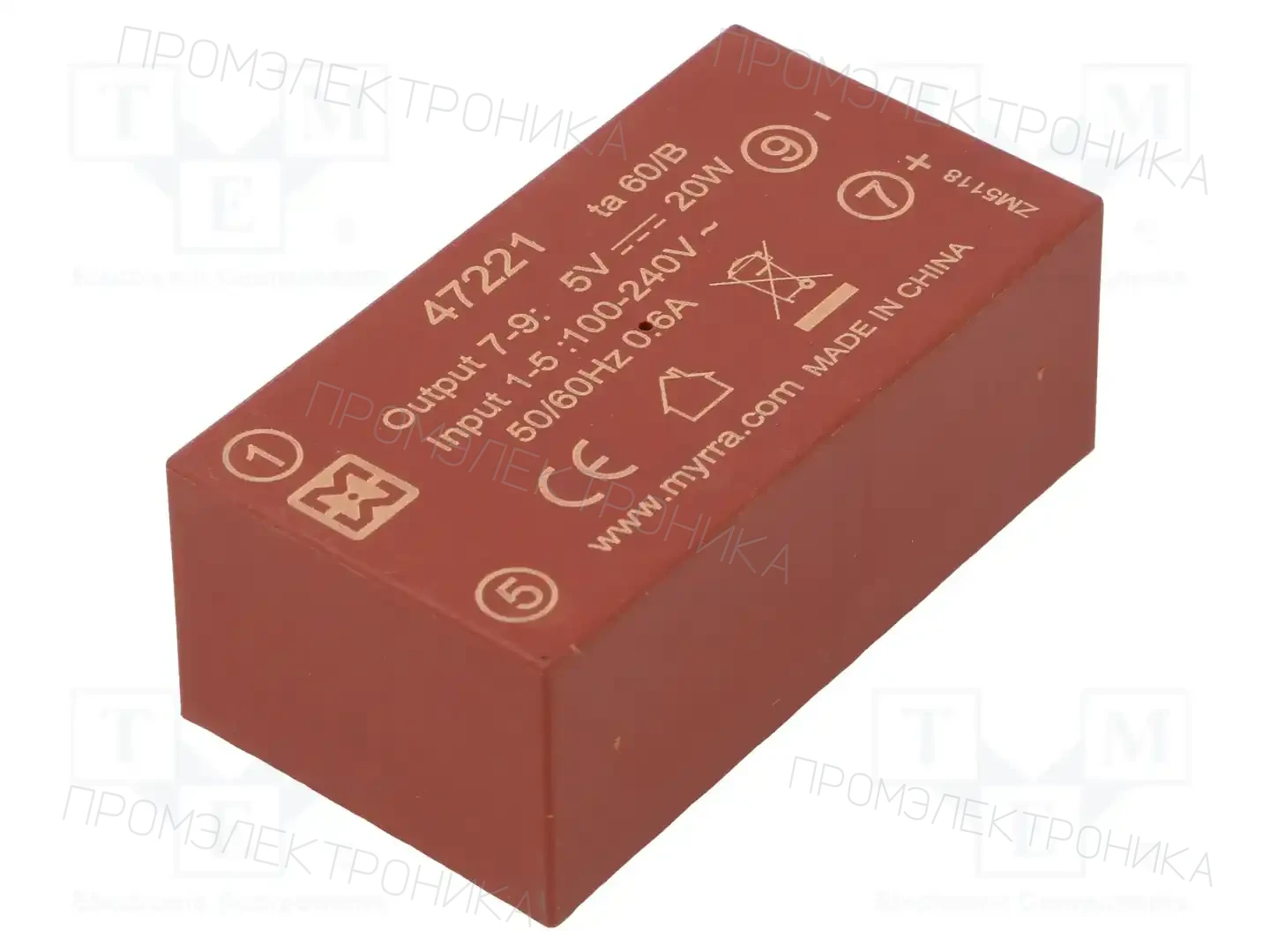 MYRRA 47221 — Преобразователи AC/DC для PCB