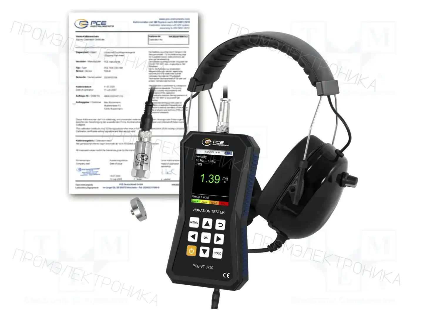 PCE INSTRUMENTS PCE-VT 3750-ICA — Виброметры
