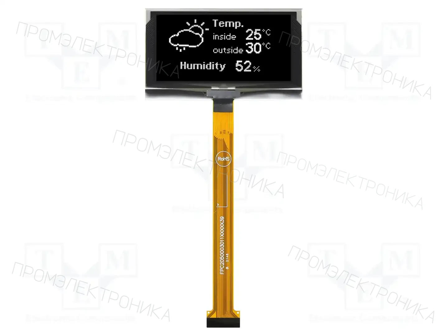 RAYSTAR OPTRONICS REX012864AKWPP3N00000 — Дисплеи OLED графические
