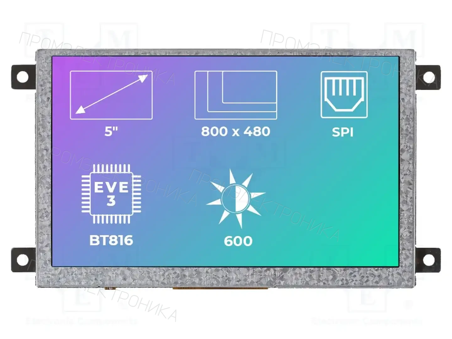 Riverdi SM-RVT50AQBFWN00 — Интеллигентные дисплеи