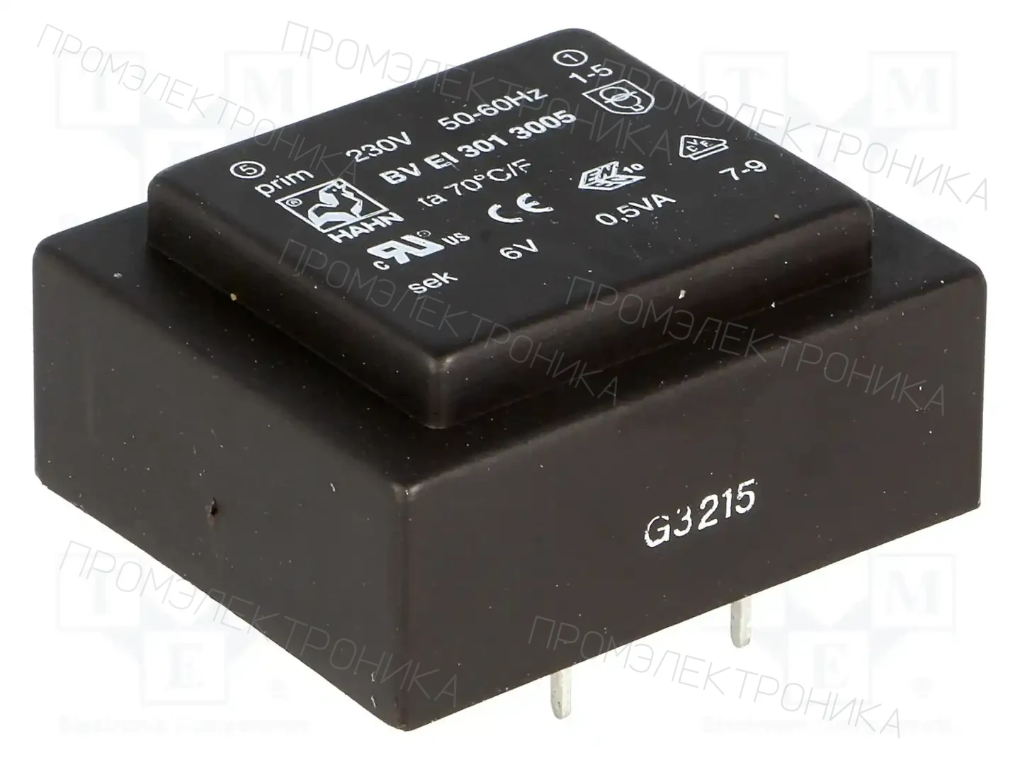 HAHN BV EI 301 3005 — Трансформаторы PCB