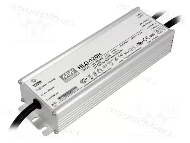 MEAN WELL HLG-120H-C350B — Блоки питания для LED