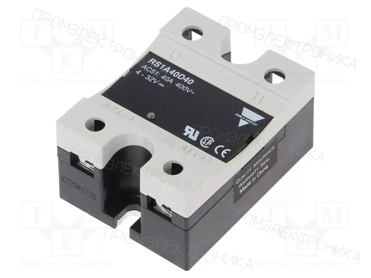 CARLO GAVAZZI RS1A40D40 — Реле SSR однофазные