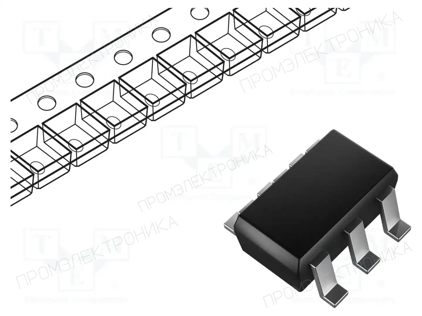 onsemi MMQA12VT1G — Диоды защитные - сборки