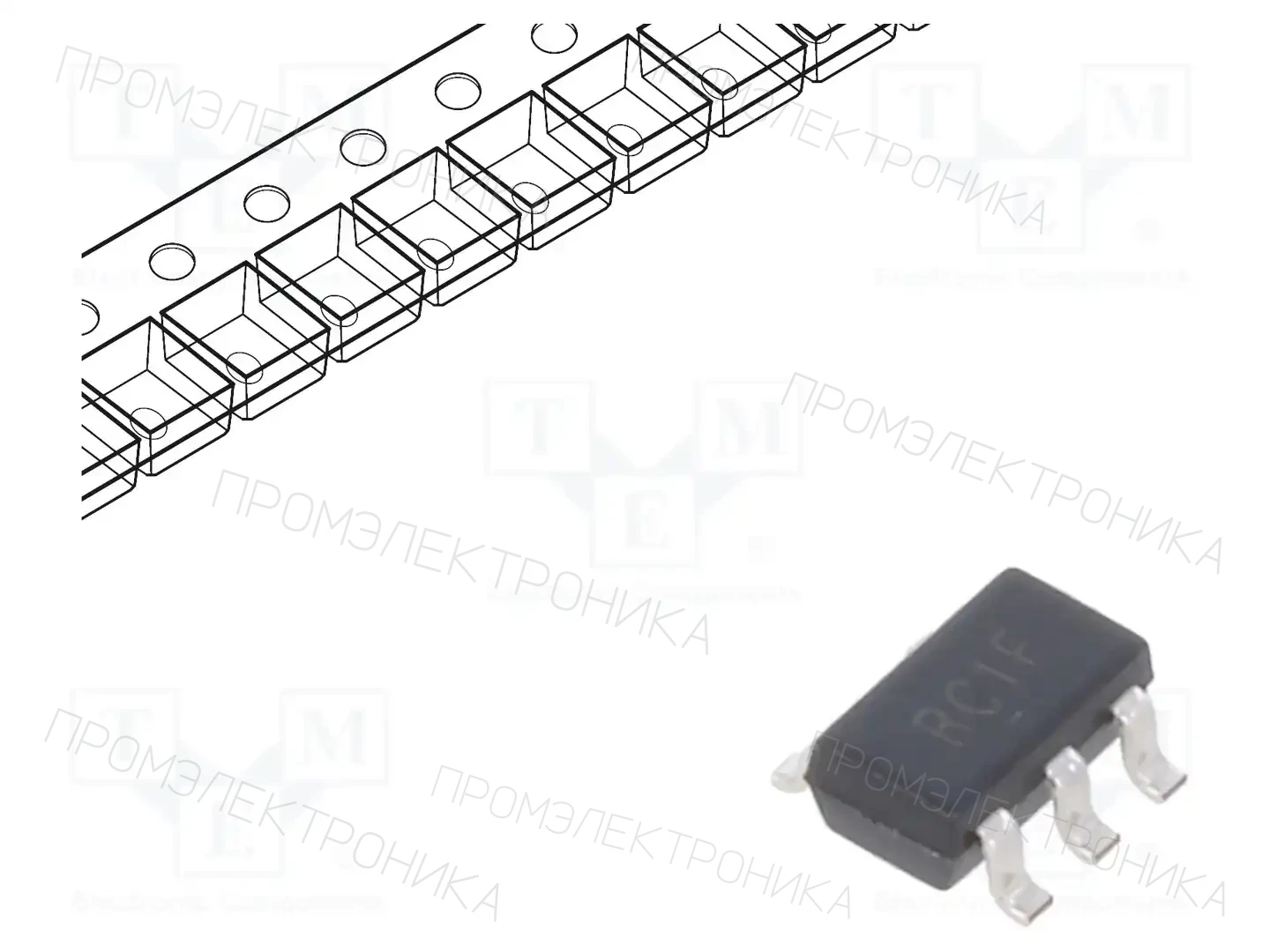 Texas Instruments LMV321IDBVT — Операционные усилители SMD