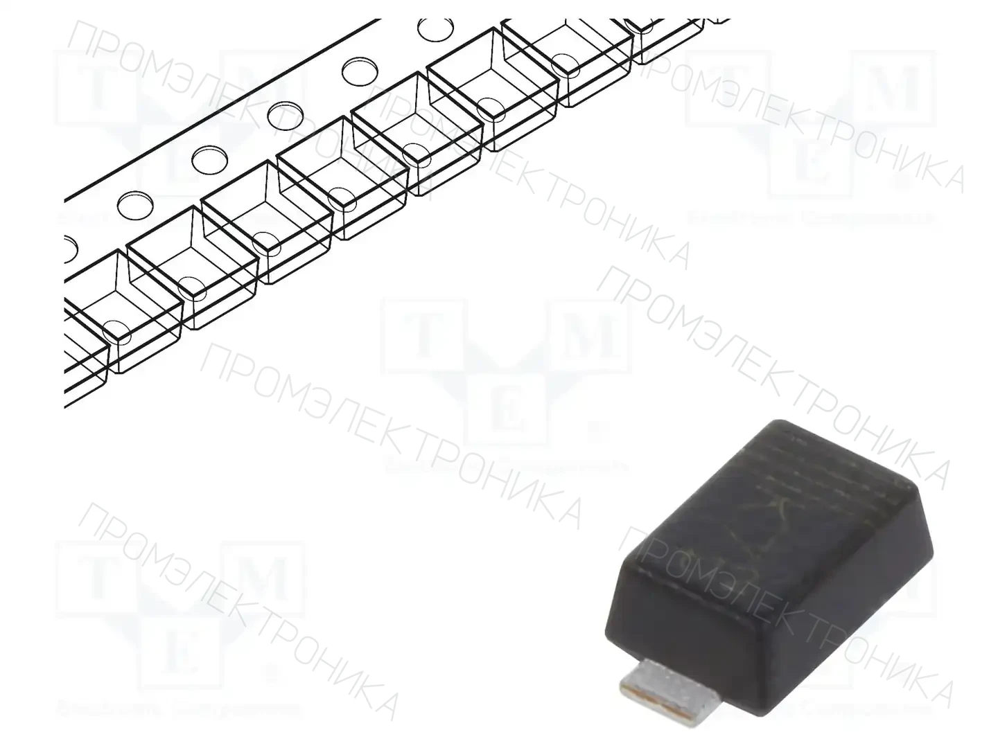 NEXPERIA PMEG10010ELRX — Диоды Шотки SMD