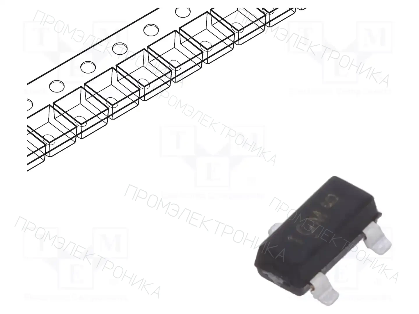 onsemi SMMBTA06LT1G — Транзисторы NPN SMD