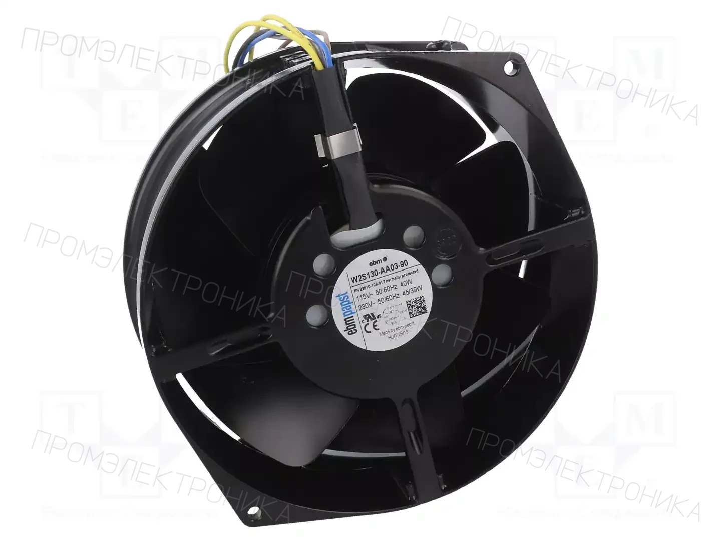 EBM-PAPST W2S130-AA03-90 — Вентиляторы AC 230V/115V