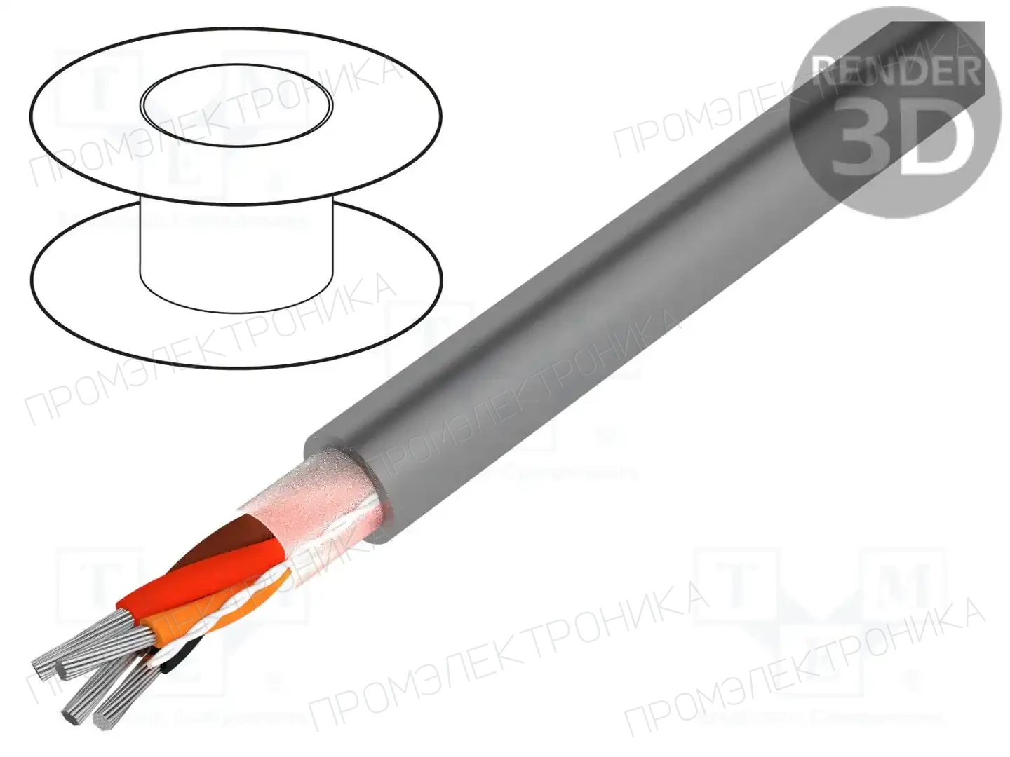 ALPHA WIRE B953041 GE321 — Провода многожильные неекранированные