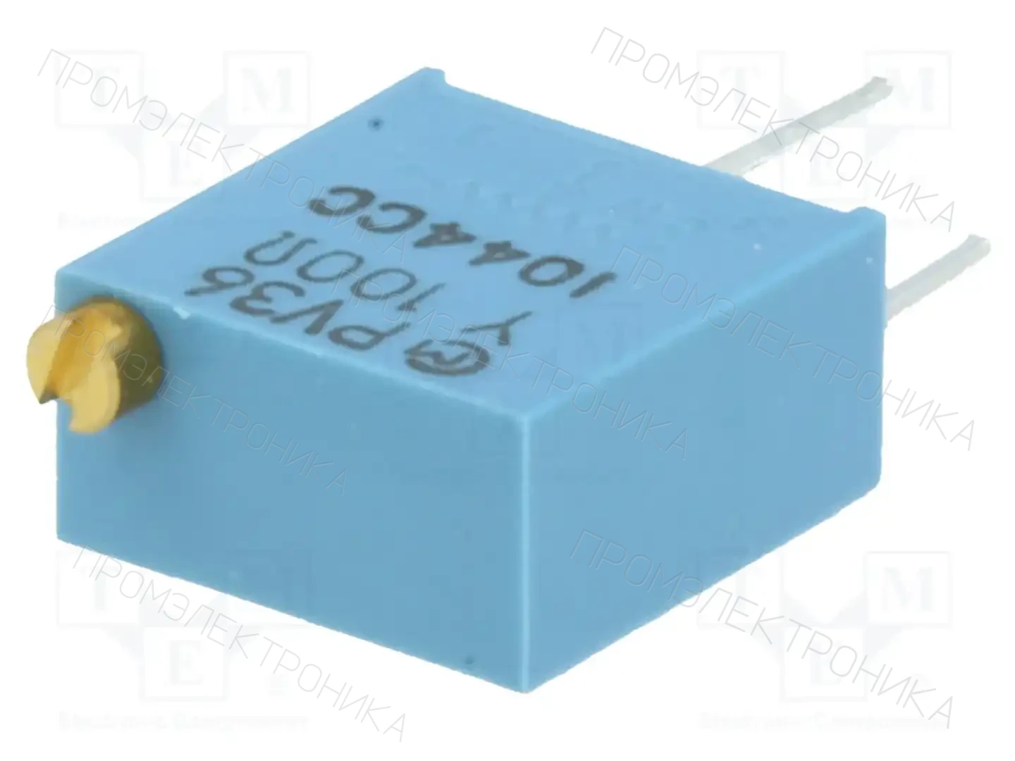 BOURNS PV36Y101C01B00 — Потенциометры THT многооборотные 3/8 дм