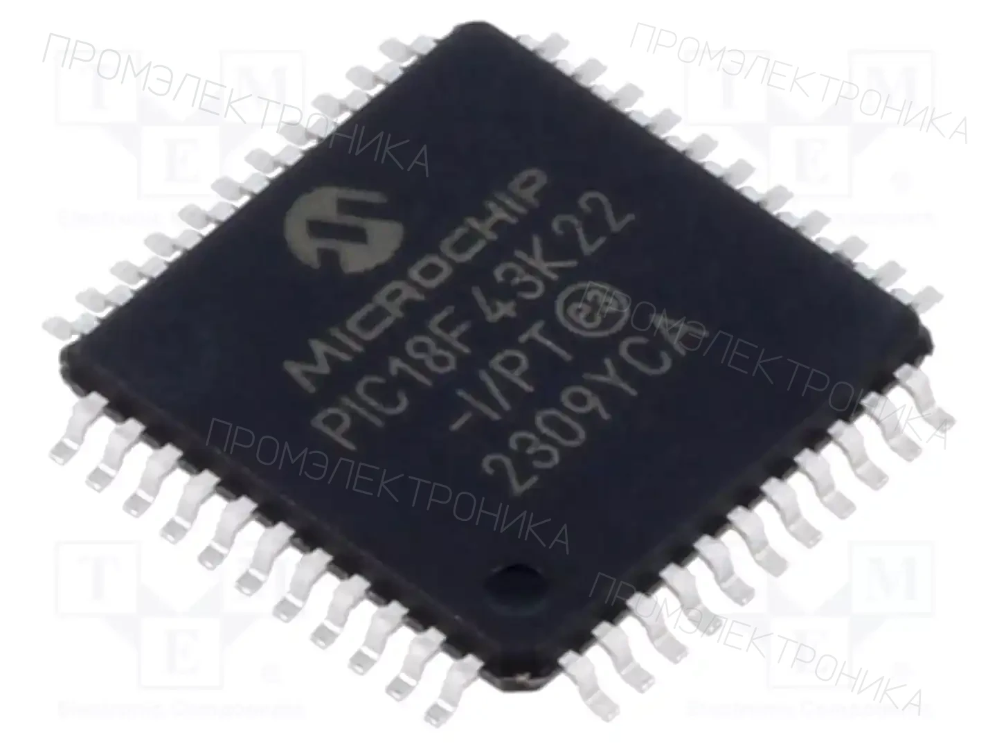 Microchip Technology PIC18F43K22-I/PT — Линейка PIC 8-bit