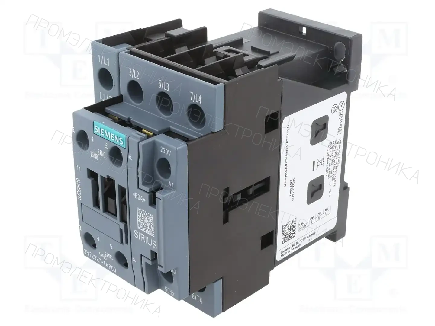 SIEMENS 3RT2327-1AP00 — Контакторы - главные модули