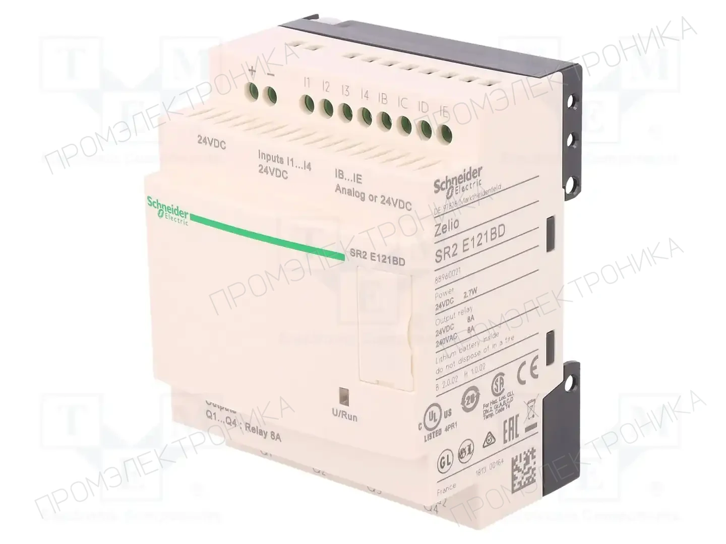 SCHNEIDER ELECTRIC SR2E121BD — Реле прогр. основные модули