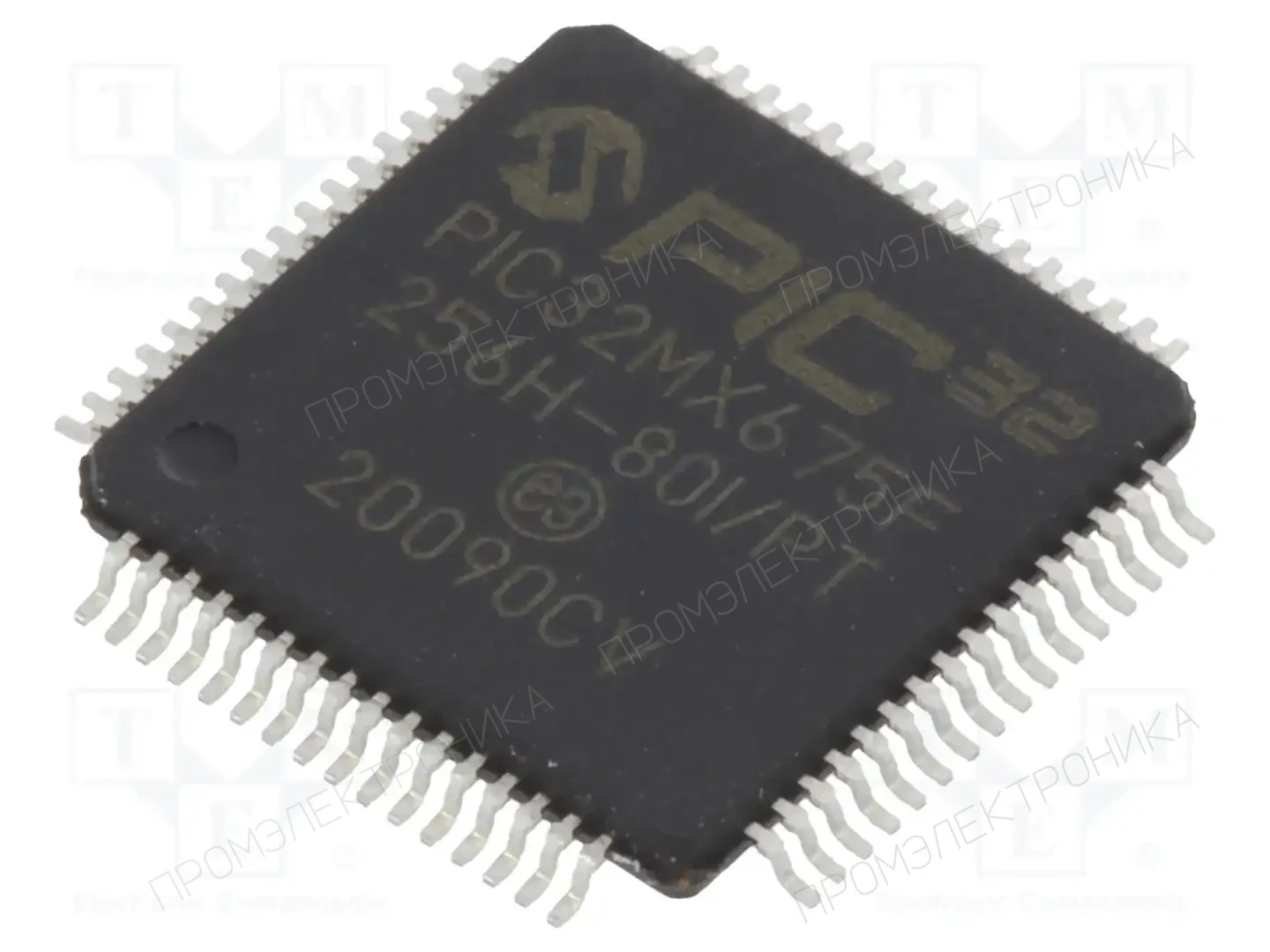 Microchip Technology PIC32MX675F256H-80I/PT — Линейка PIC32 32-bit