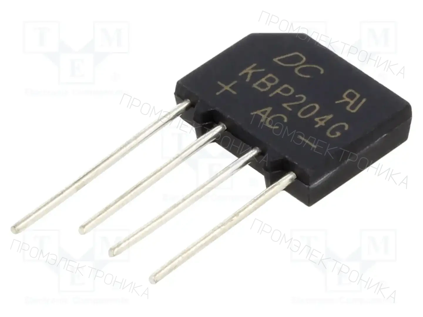 DC COMPONENTS KBP204G — Однофазные мосты диодные плоские