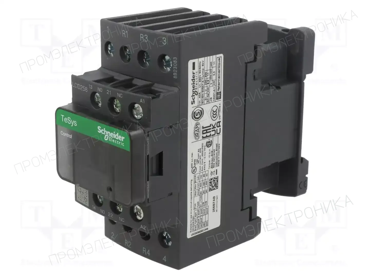 SCHNEIDER ELECTRIC LC1D258B7 — Контакторы - главные модули