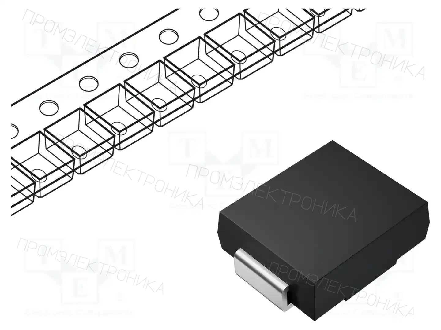 LUGUANG ELECTRONIC ES8MC — Универсальные диоды SMD
