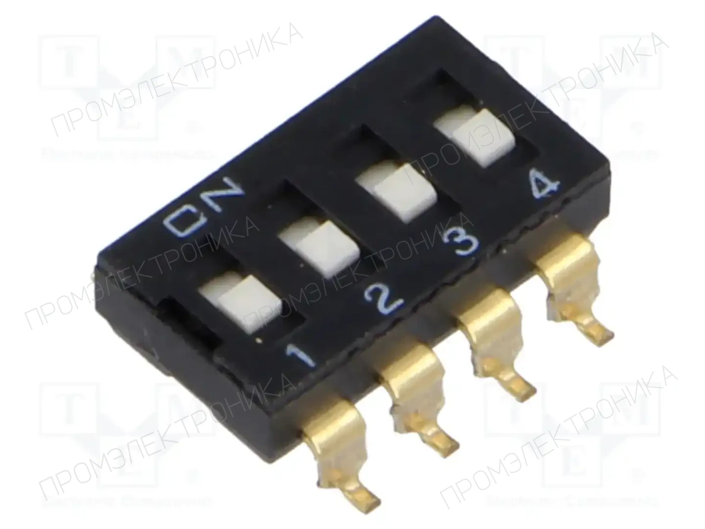 Same Sky® DS04-254-2-04BK-SMT — Переключатели типа Dip-Switch