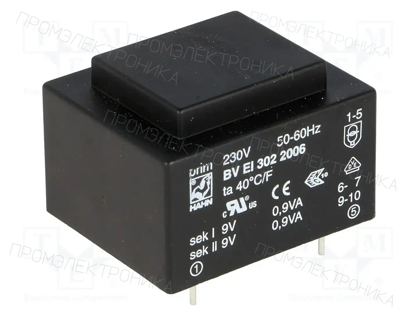HAHN BV EI 302 2006 — Трансформаторы PCB