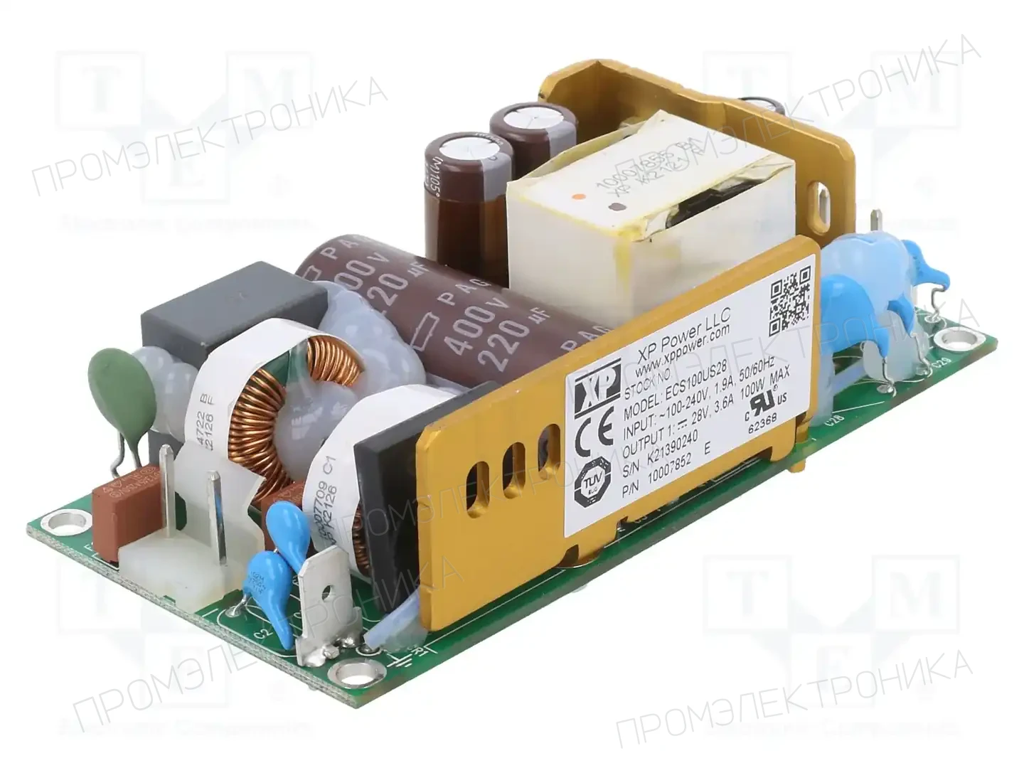 XP POWER ECS100US28 — Открытые блоки питания