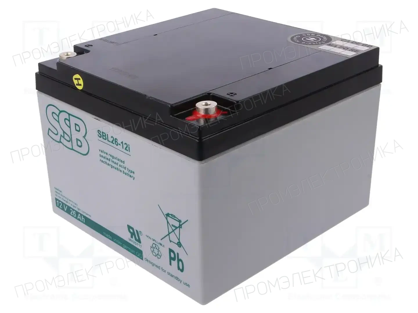 SSB SBL 26-12I — Аккумуляторы кислотные