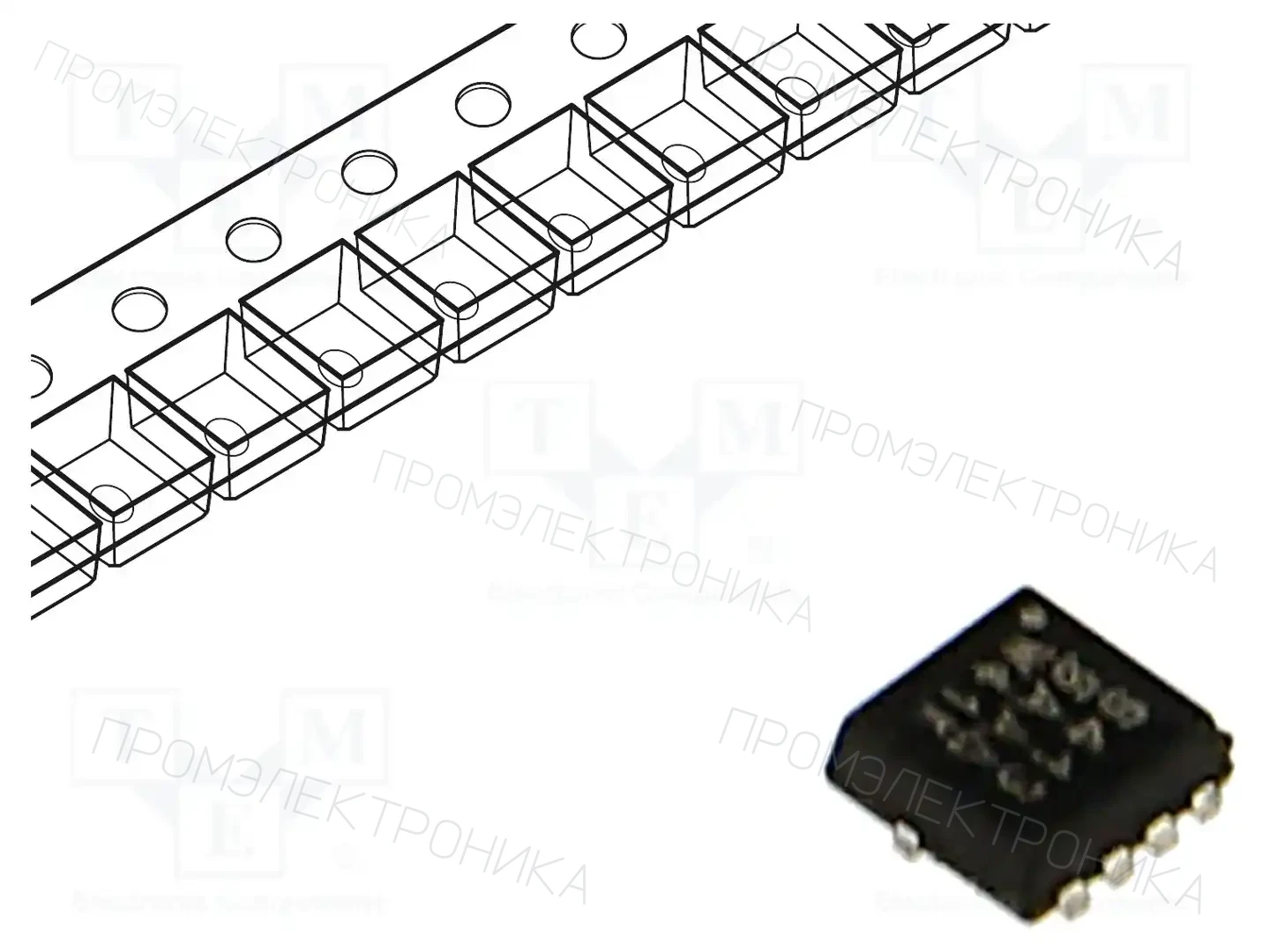 VISHAY SIS413DN-T1-GE3 — Транзисторы с каналом P SMD