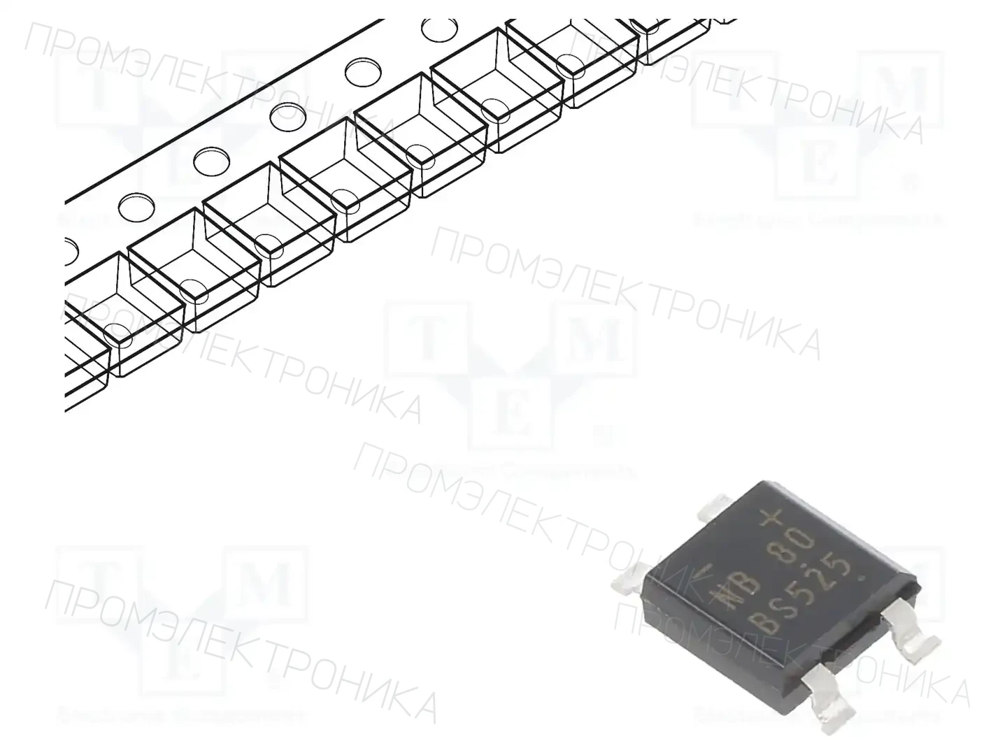 SHINDENGEN S1NB80-7062 — Однофазные мосты диодные SMD/THT