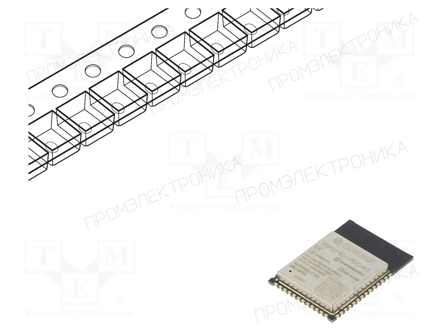ESPRESSIF ESP32-S3-WROOM-1-N4 — Модули IoT (WiFi/Bluetooth)