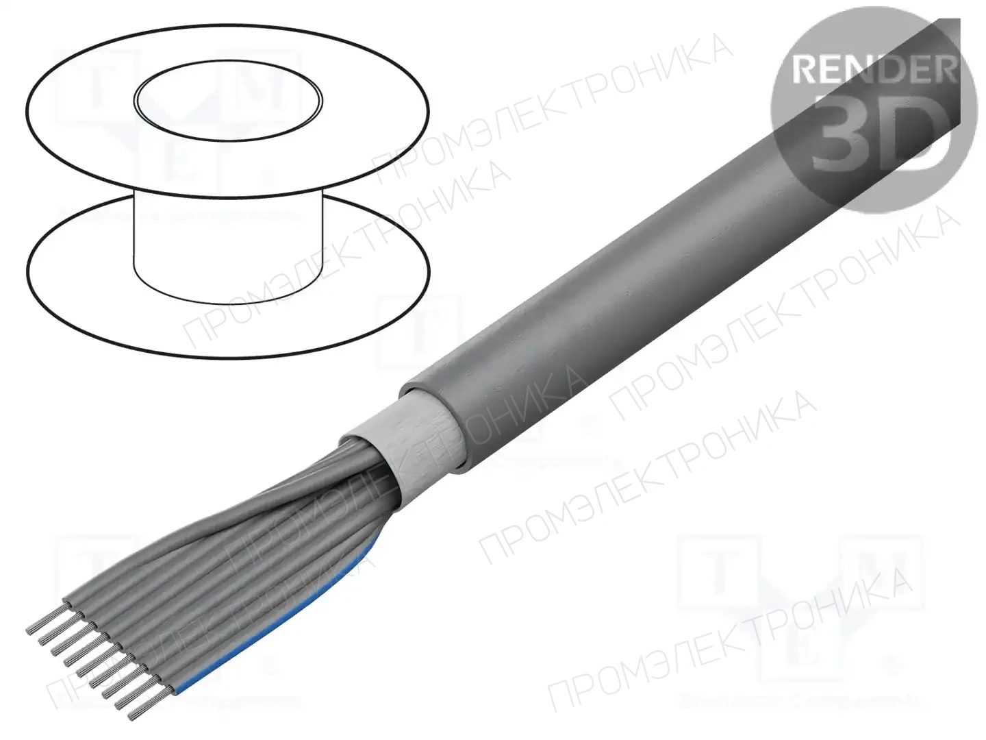 HARTING 09180107008 — Провода ленточные одноцветные