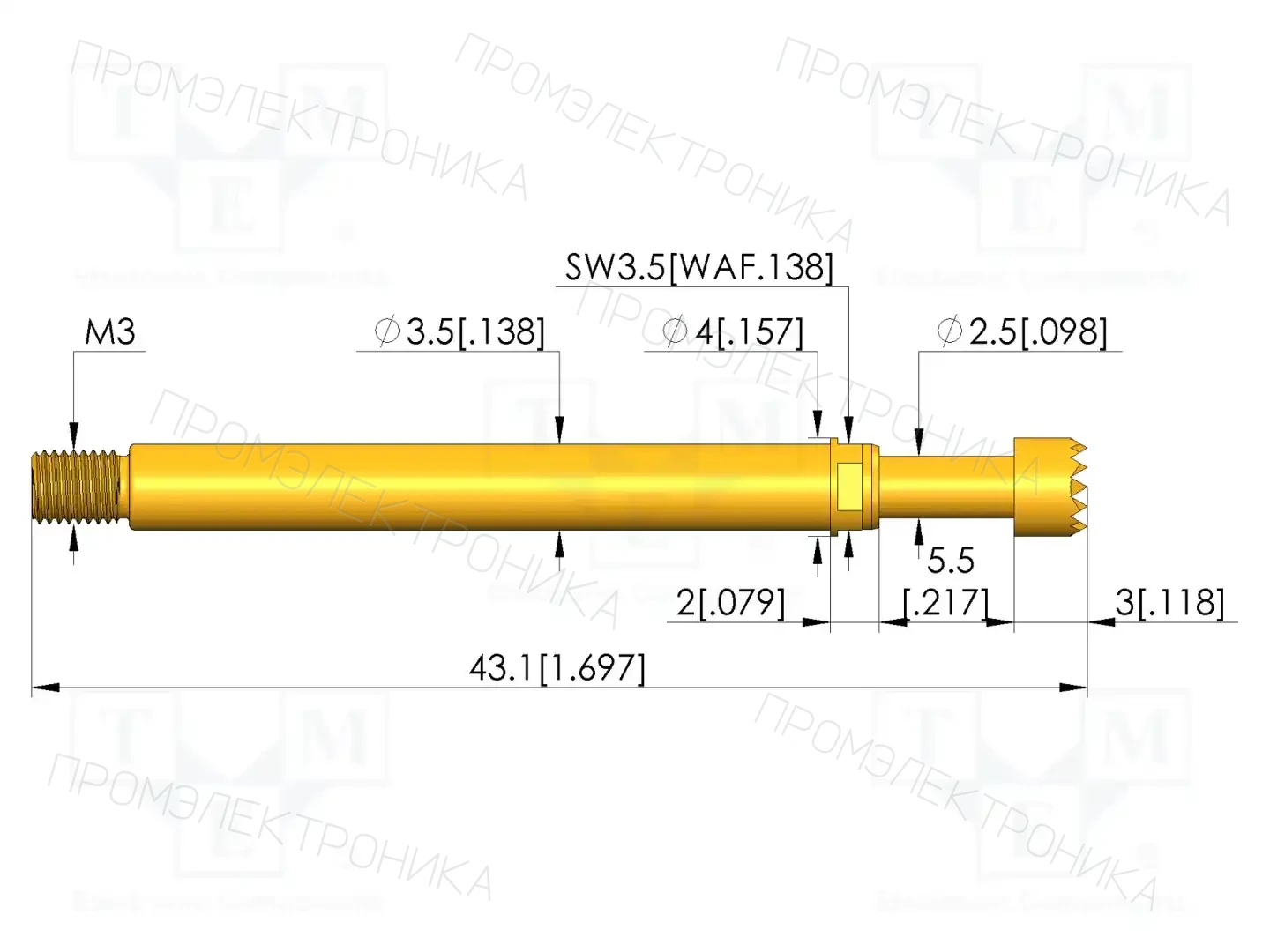 INGUN GKS-854 306 400 A 1502 MC — Измерительные щупы