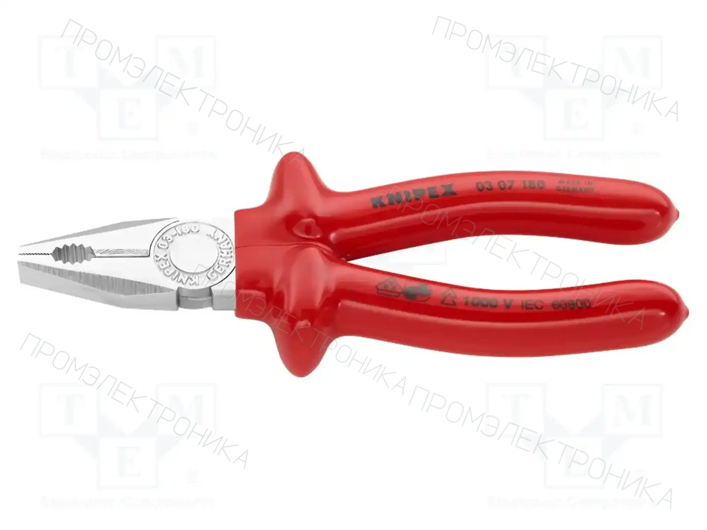 KNIPEX 03 07 180 — Изолированные клещи-кусачки