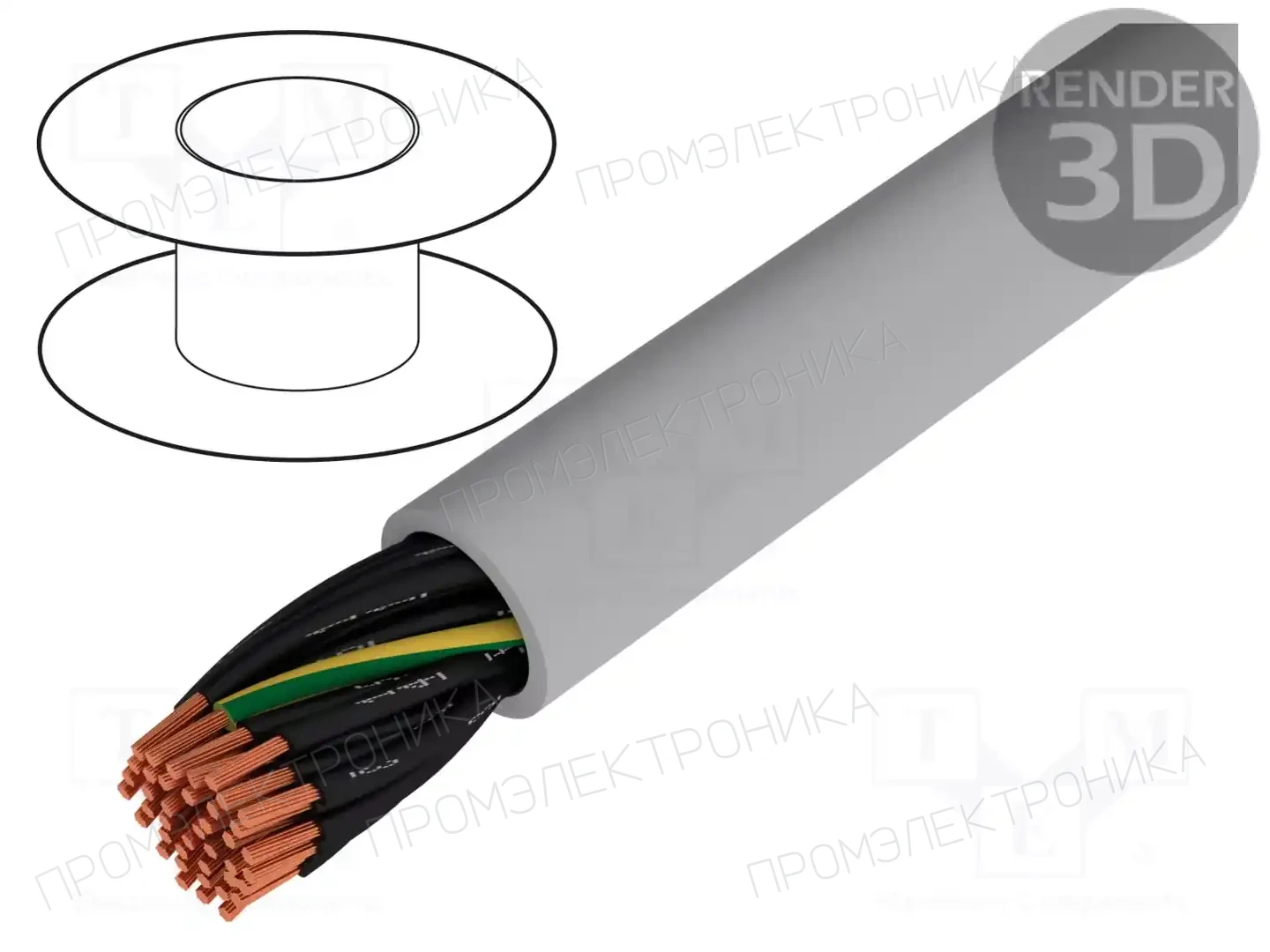 HELU 10054 — Провода многожильные неекранированные