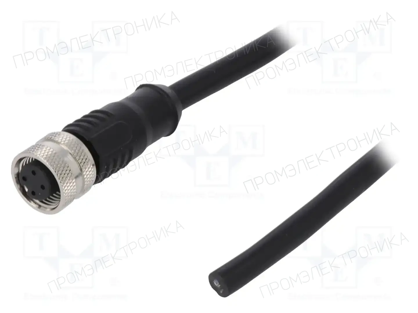 DEGSON ELECTRONICS PM-M12A-04P-FF-SL8A01-00A(H) — Соединения M12 с проводом