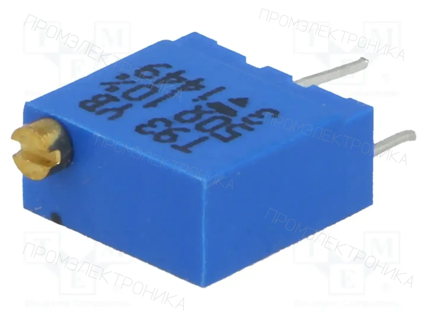 VISHAY T93YB500KT20 — Потенциометры THT многооборотные 3/8 дм