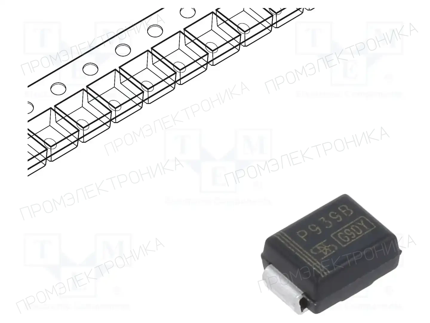 TAIWAN SEMICONDUCTOR 1PGSMB5939 — Стабилитроны SMD